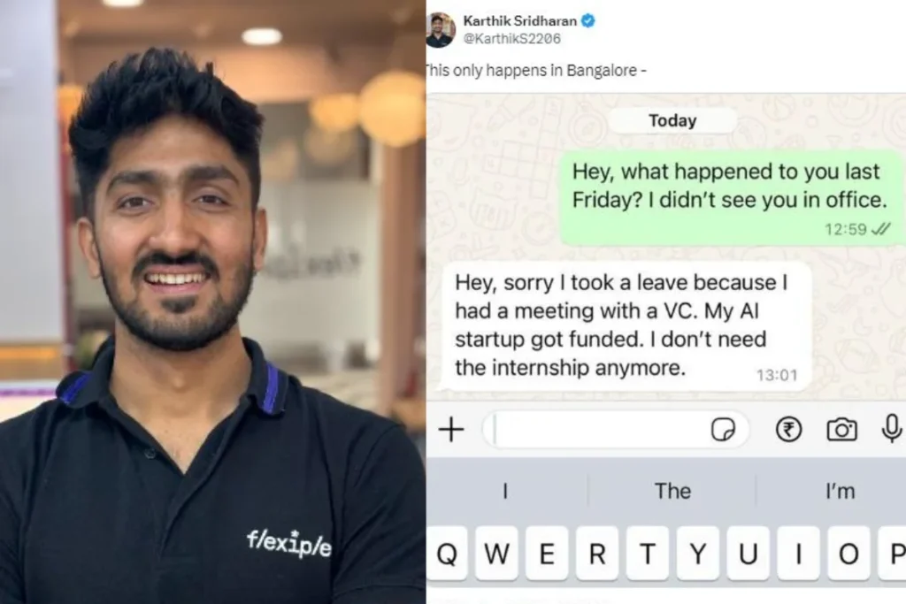 Bengaluru Intern Quits After AI Startup Funding, Shocking Tech Founder