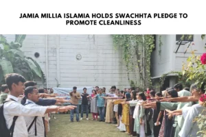 Jamia Millia Islamia Holds Swachhta Pledge to Promote Cleanliness