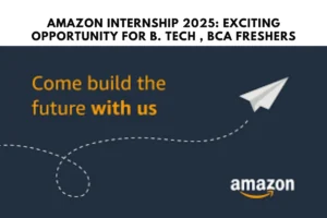 Amazon is hiring freshers for its 2025 Off Campus Internship. This six-month Software Development Engineer role offers experience in real-world tech projects at locations across India. Apply now!