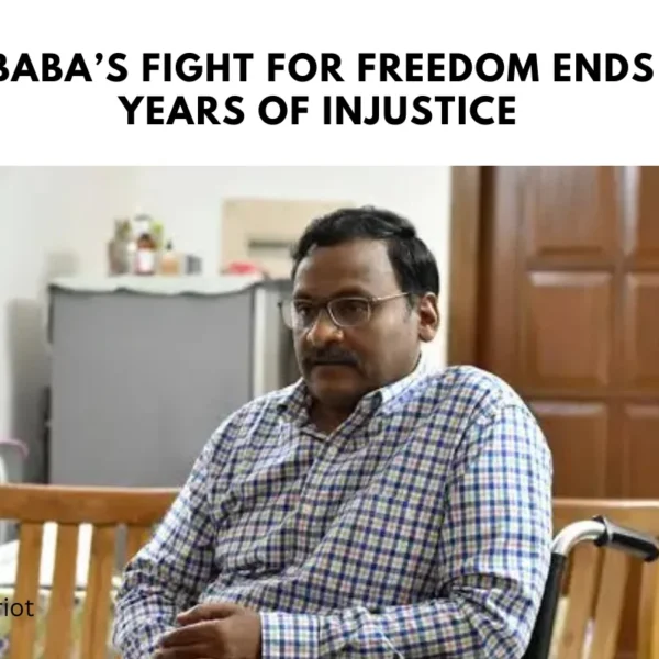 GN Saibaba’s Fight for Freedom Ends After Years of Injustice