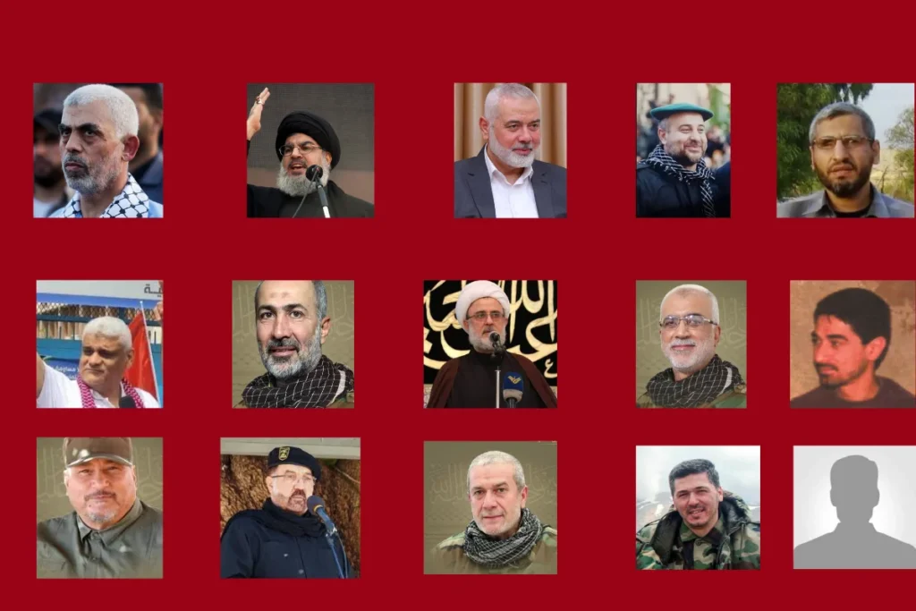 List of Hamas and Hezbollah Leaders Assassinated by Israel Since October 7, 2023