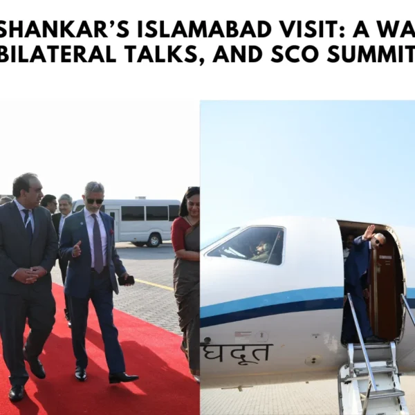 Jaishankar’s Islamabad Visit: A Walk, Bilateral Talks, and SCO Summit