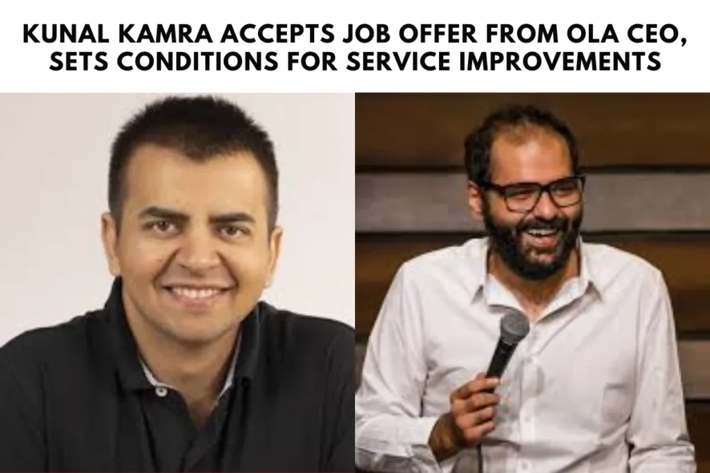 Kunal Kamra Accepts Job Offer from Ola CEO, Sets Conditions for Service Improvements