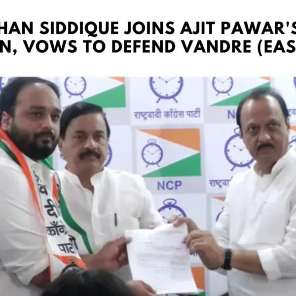 Zeeshan Siddique Joins Ajit Pawar's NCP Faction, Vows to Defend Vandre (East) Seat