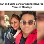 AR Rahman and Saira Banu Announce Divorce After 29 Years of Marriage