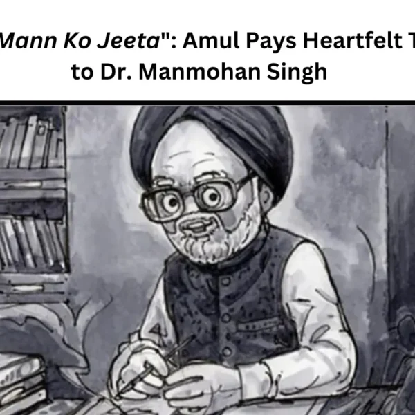 “Sabke Mann Ko Jeeta”: Amul Pays Heartfelt Tribute to Dr. Manmohan Singh