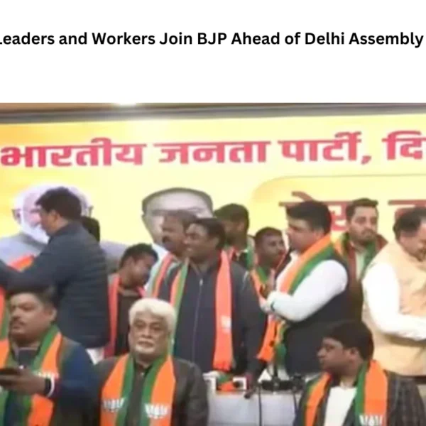 AAP Leaders and Workers Join BJP Ahead of Delhi Assembly Polls