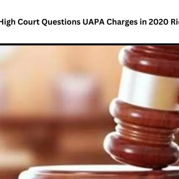 Delhi High Court Questions UAPA Charges in 2020 Riots Case