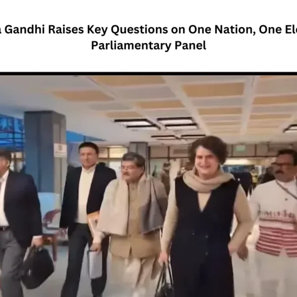 Priyanka Gandhi Raises Key Questions on One Nation, One Election in Parliamentary Panel