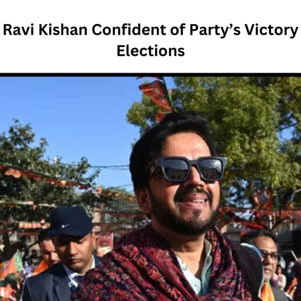 BJP MP Ravi Kishan Confident of Party’s Victory in Delhi Elections