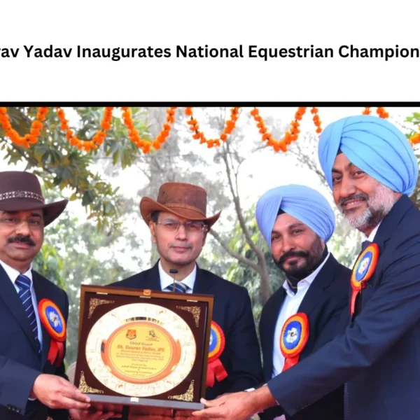 DGP Gaurav Yadav Inaugurates National Equestrian Championship 2025