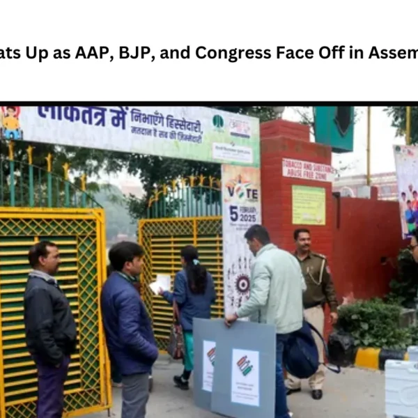 Delhi Heats Up as AAP, BJP, and Congress Face Off in Assembly Polls