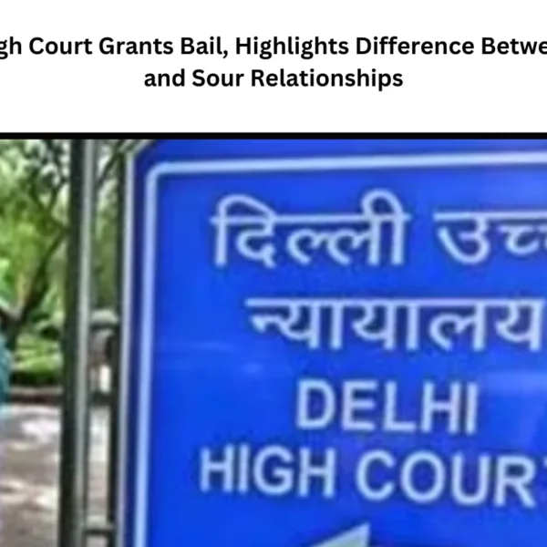 Delhi High Court Grants Bail, Highlights Difference Between Rape and Sour Relationships