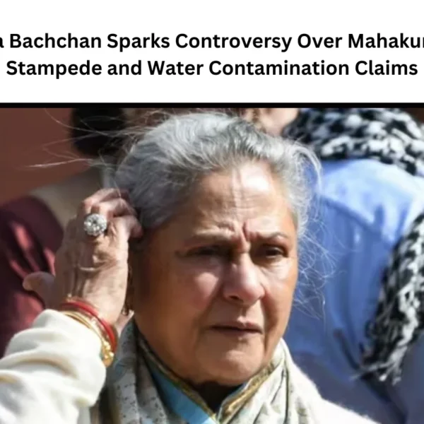 Jaya Bachchan Sparks Controversy Over Mahakumbh Stampede and Water Contamination Claims`