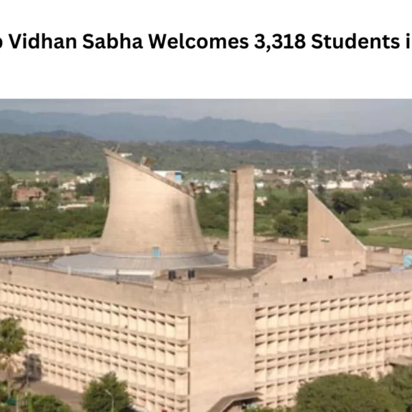 Punjab Vidhan Sabha Welcomes 3,318 Students in 2024