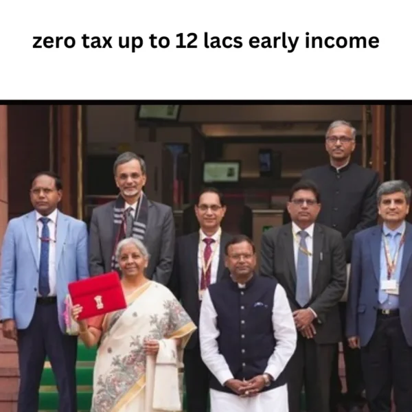 zero tax up to 12 lacs early income