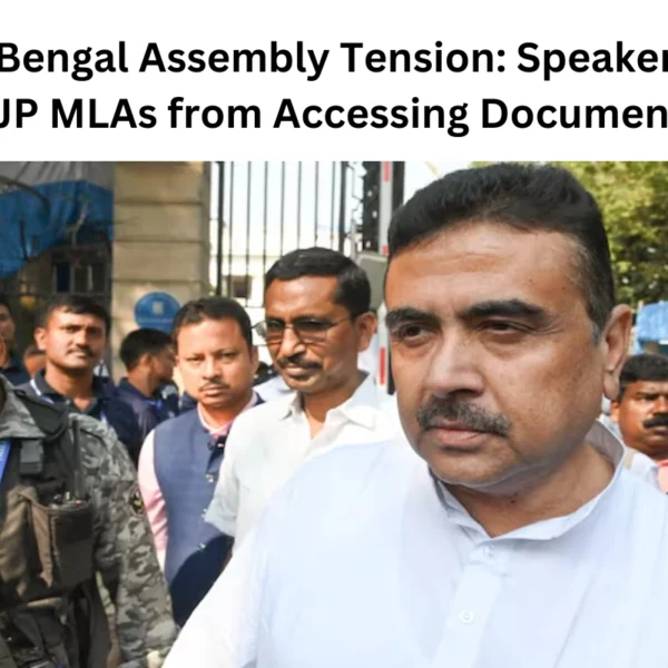 West Bengal Assembly Tension: Speaker Bans BJP MLAs from Accessing Documents
